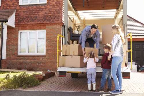 Local house movers helping with a residential move in Leyton