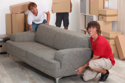 Local van ready for removals and deliveries in Leyton